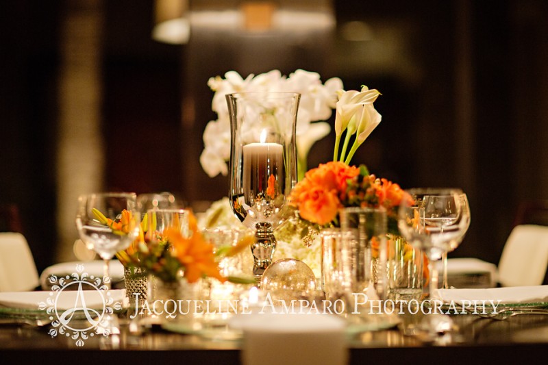 Photograph of Floral design at a Private Dinner Party. 